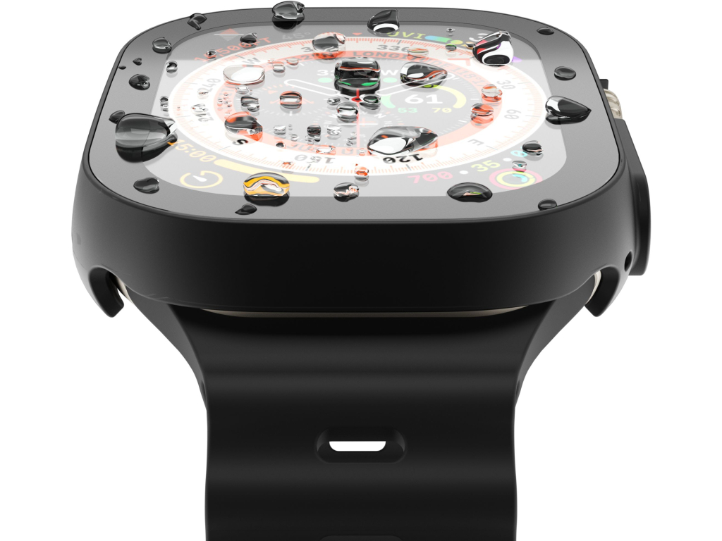 Vonmahlen Thin Case for Apple Watch Ultra 1/2/3 49mm Black