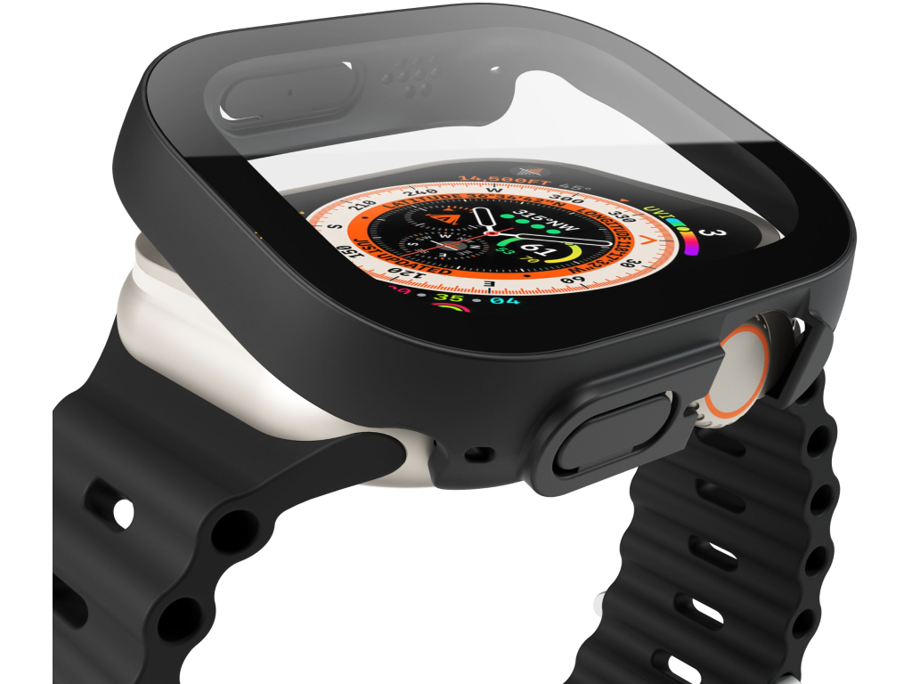 Vonmahlen Thin Case for Apple Watch Ultra 1/2/3 49mm Black