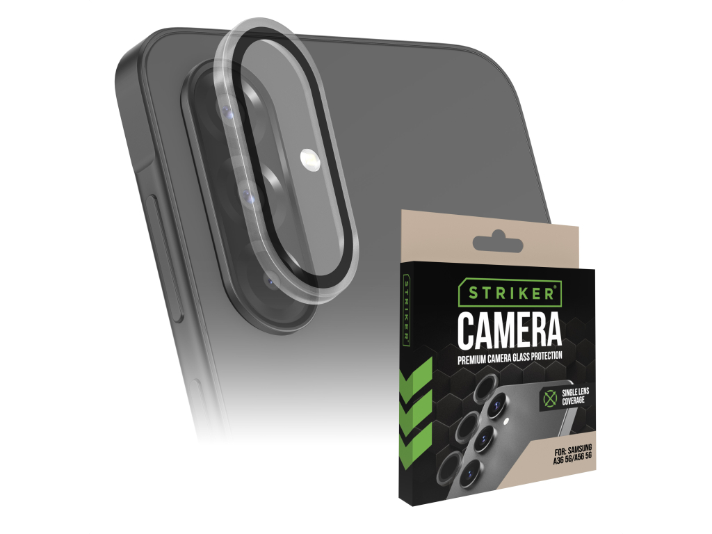 Striker Single Lens Glass Camera Protector - Transparent - Samsung Galaxy A37 5G