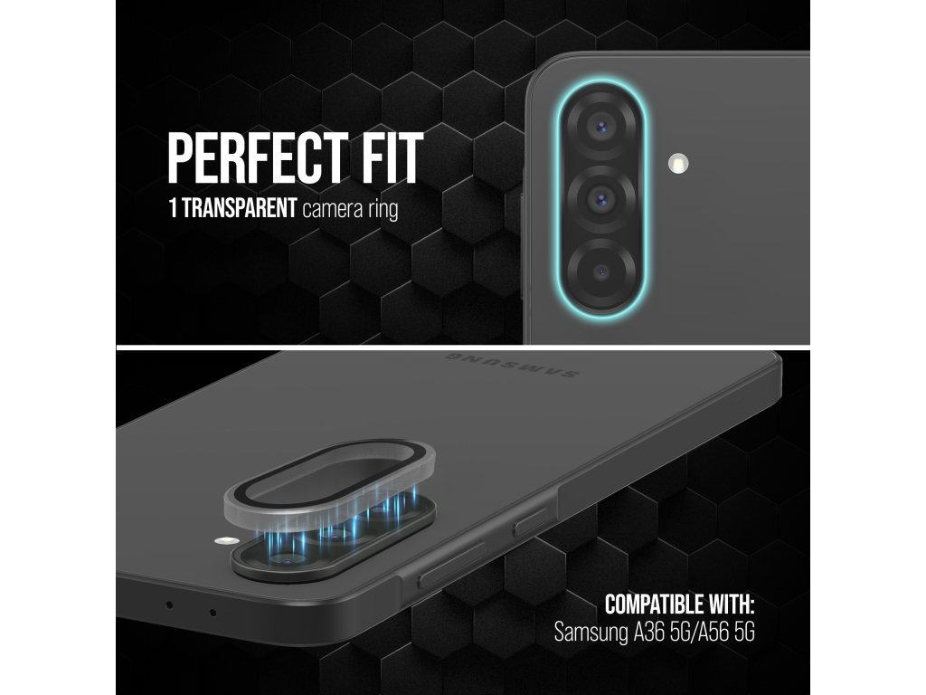 Striker Single Lens Glass Camera Protector - Transparent - Samsung Galaxy A37 5G