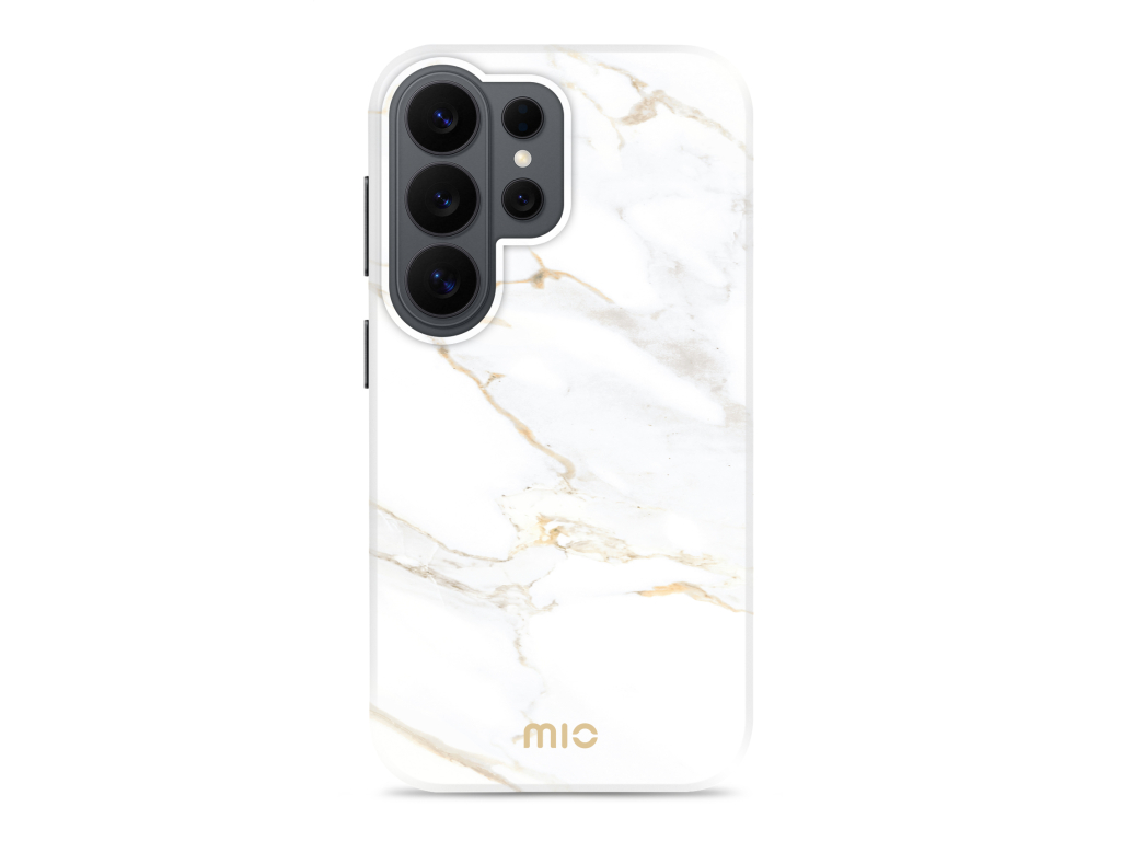 MIO White Marble Magsafe Compatible for Samsung S26 Ultra 5G