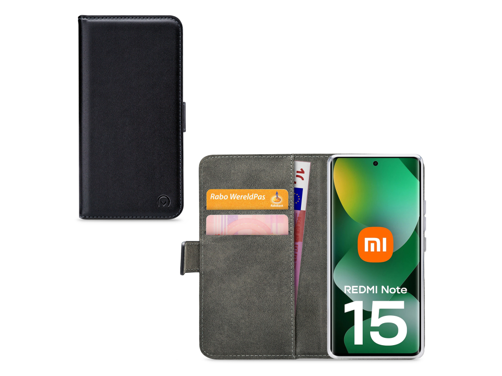 Mobilize Classic Gelly Wallet Book Case Xiaomi Redmi Note 15 5G Black