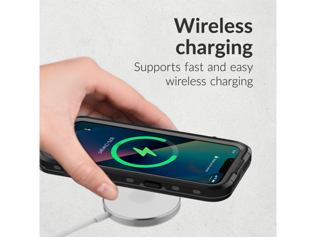 Mobilize MagSafe Compatible Waterproof Case Apple iPhone 16 Clear/Black