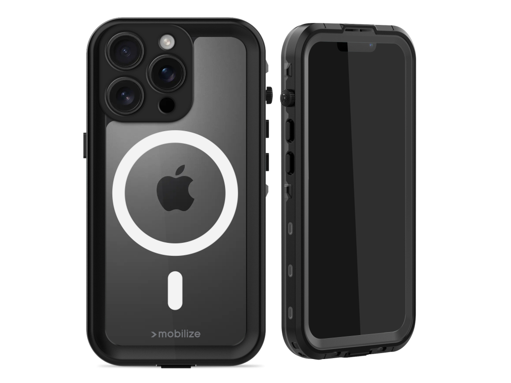 Mobilize MagSafe Compatible Waterproof Case Apple iPhone 16 Pro Clear/Black