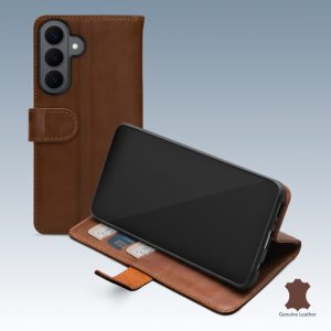 Mobilize Leather Wallet Samsung Galaxy S26+ 5G Brown