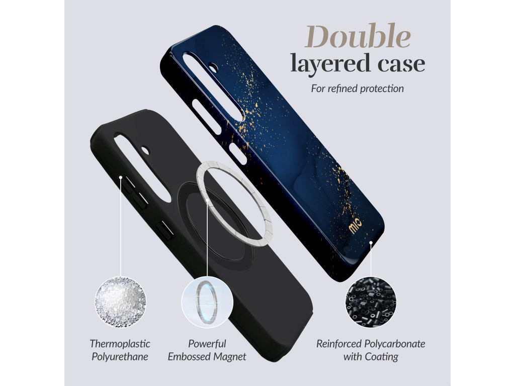 MIO Midnight Sparkle Magsafe Compatible for Samsung A57 5G