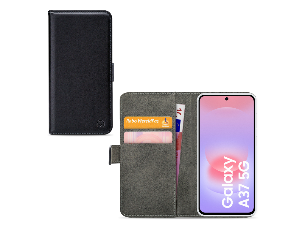 Mobilize Classic Gelly Wallet Book Case Samsung Galaxy A37 5G Black