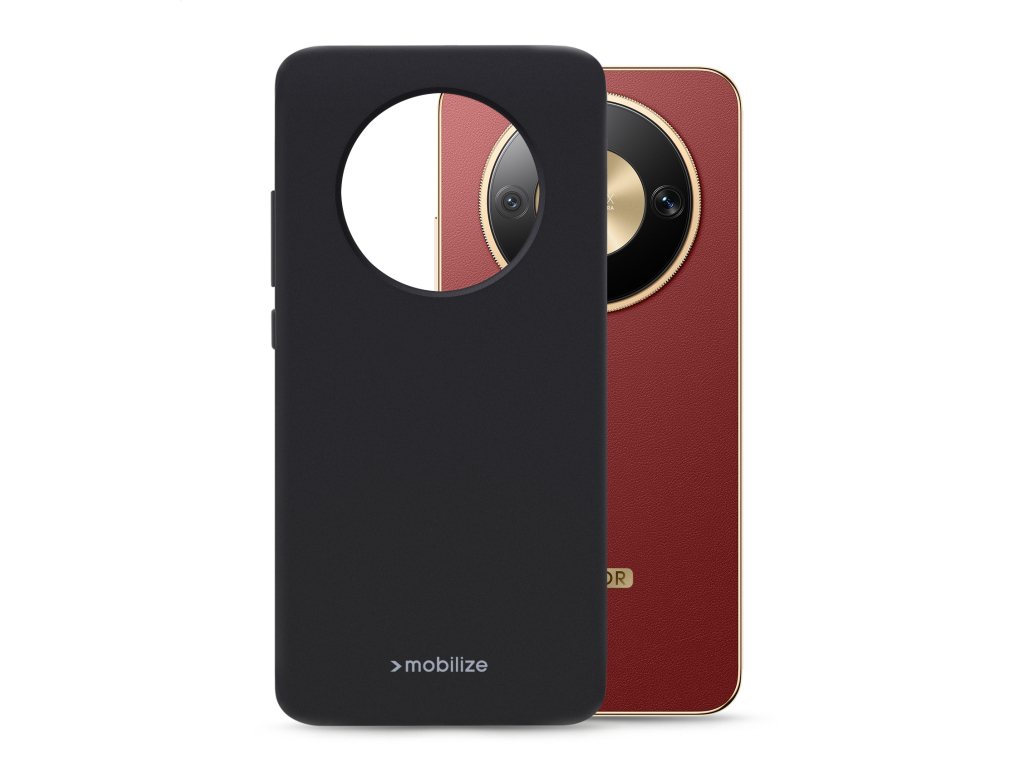 Mobilize Rubber Gelly Case Honor Magic8 Lite Matt Black