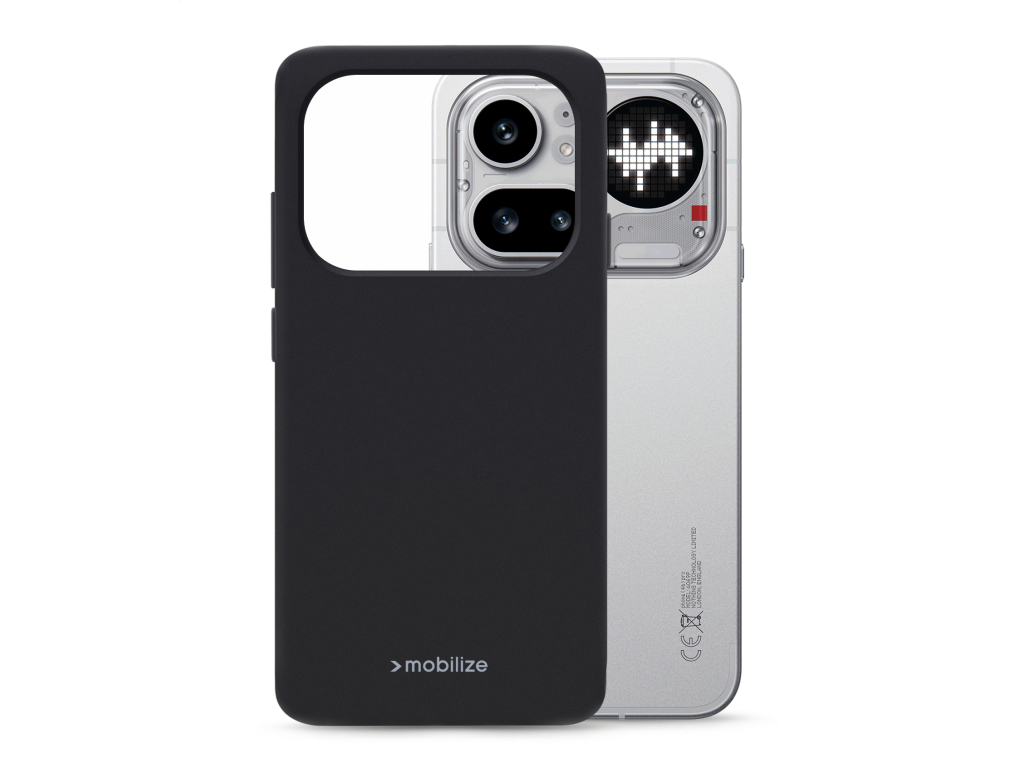 Mobilize Rubber Gelly Case Nothing Phone (4a) Pro Matt Black