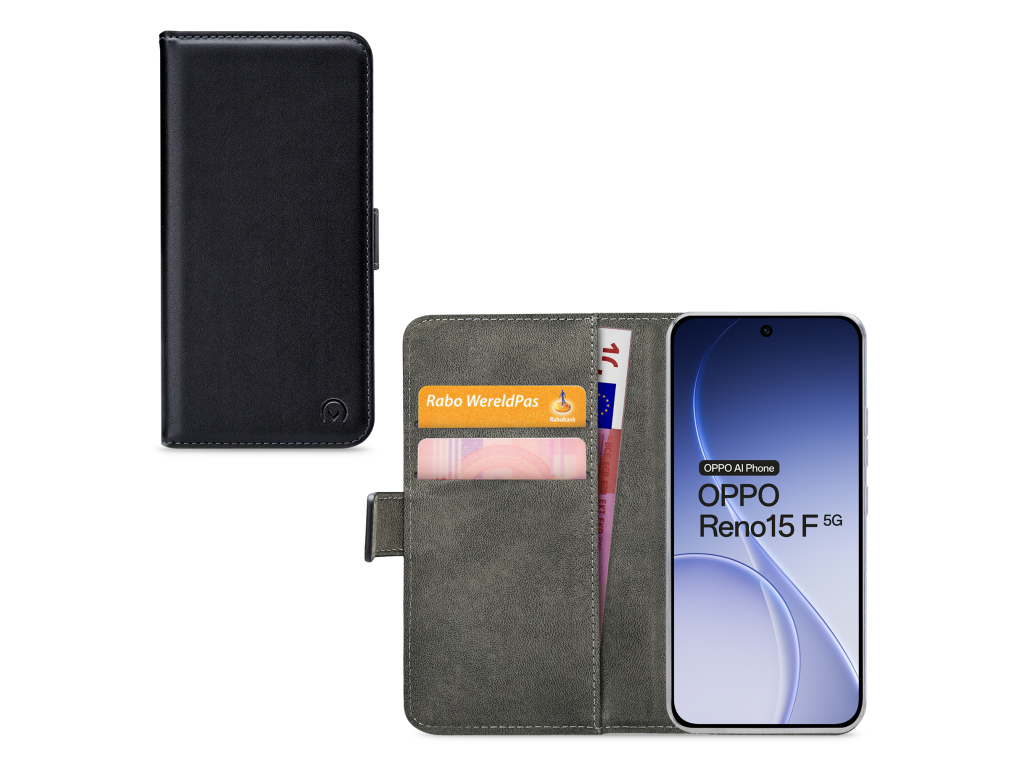 Mobilize Classic Gelly Wallet Book Case OPPO Reno15 F 5G Black