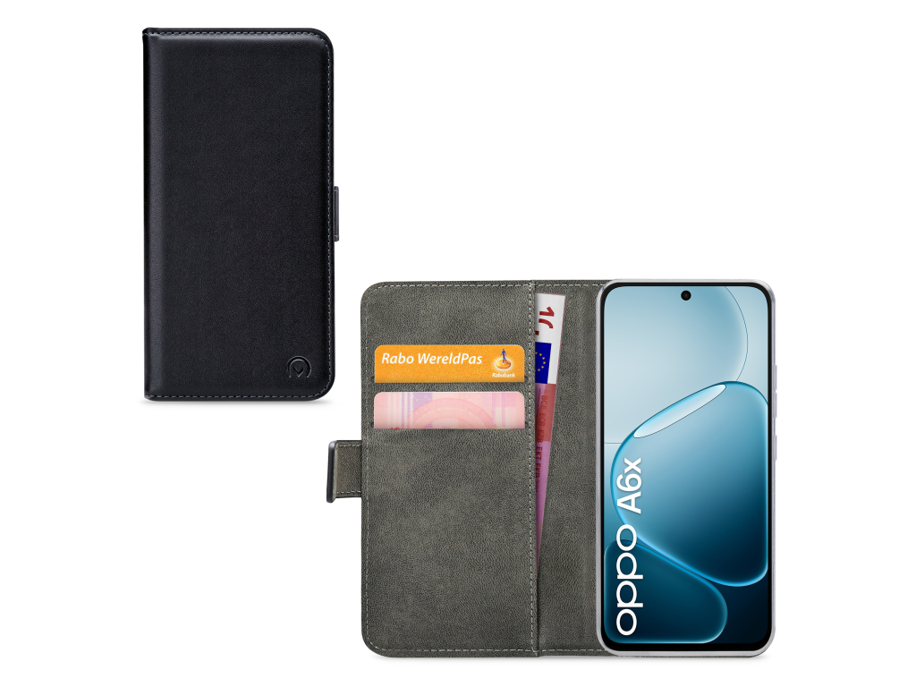 Mobilize Classic Gelly Wallet Book Case OPPO A6x 4G/5G Black