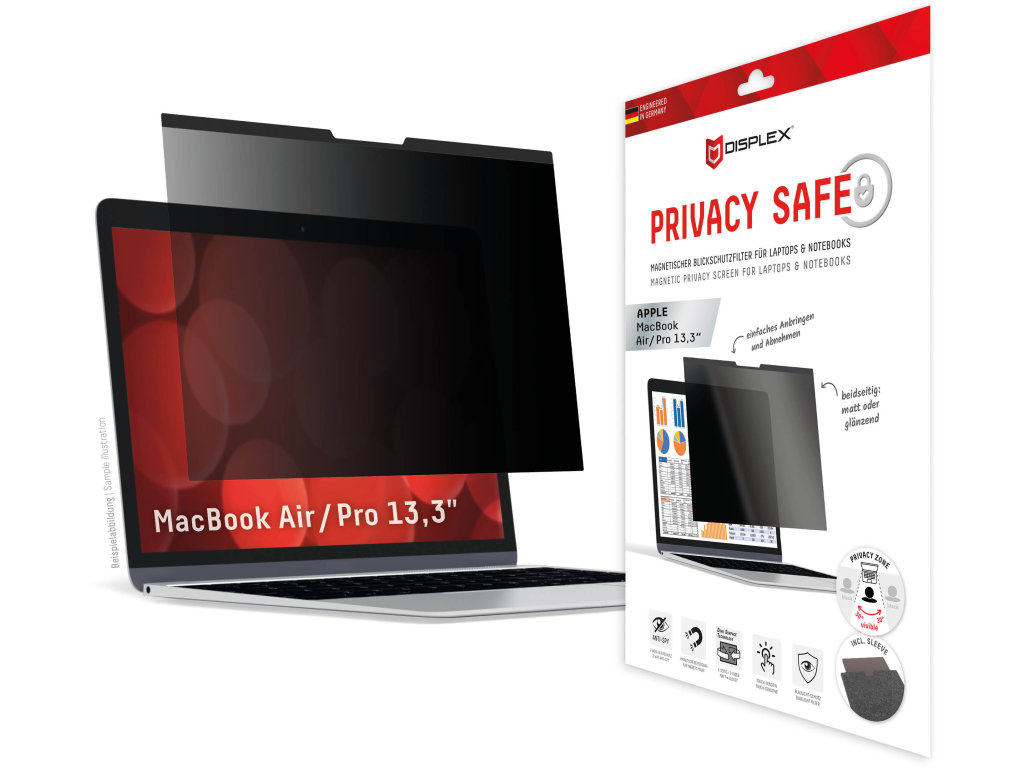 DISPLEX Privacy Safe Magnetic MacBook Air 13.3/Pro 13.3