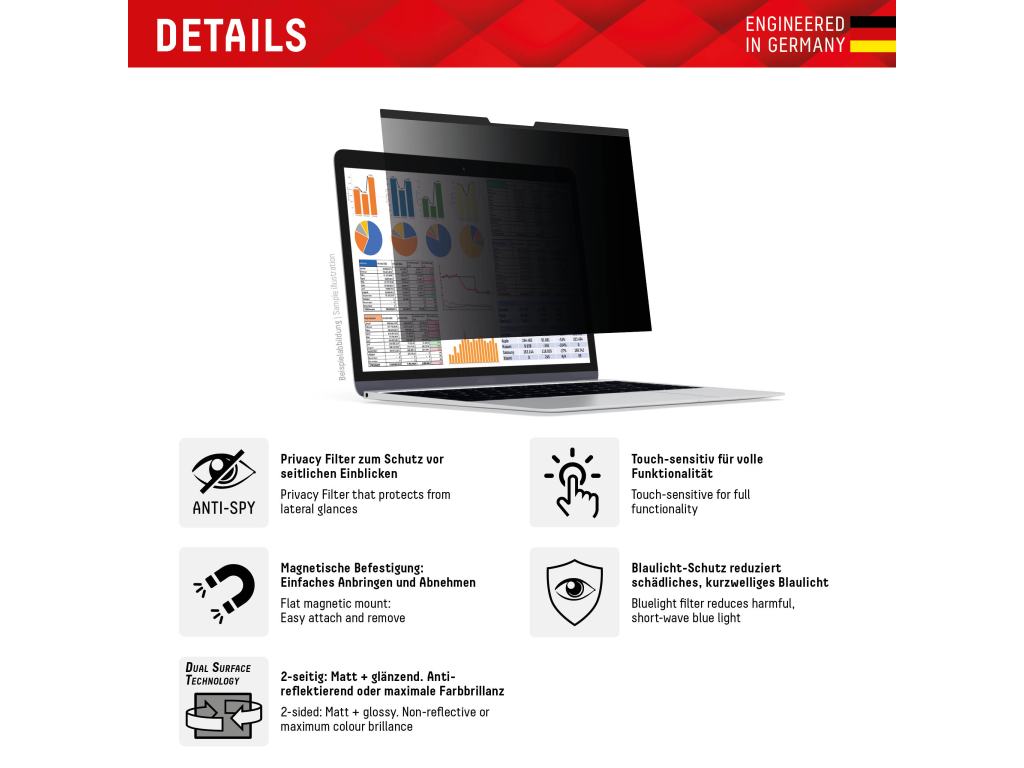 DISPLEX Privacy Safe Magnetic MacBook Air 13.3/Pro 13.3