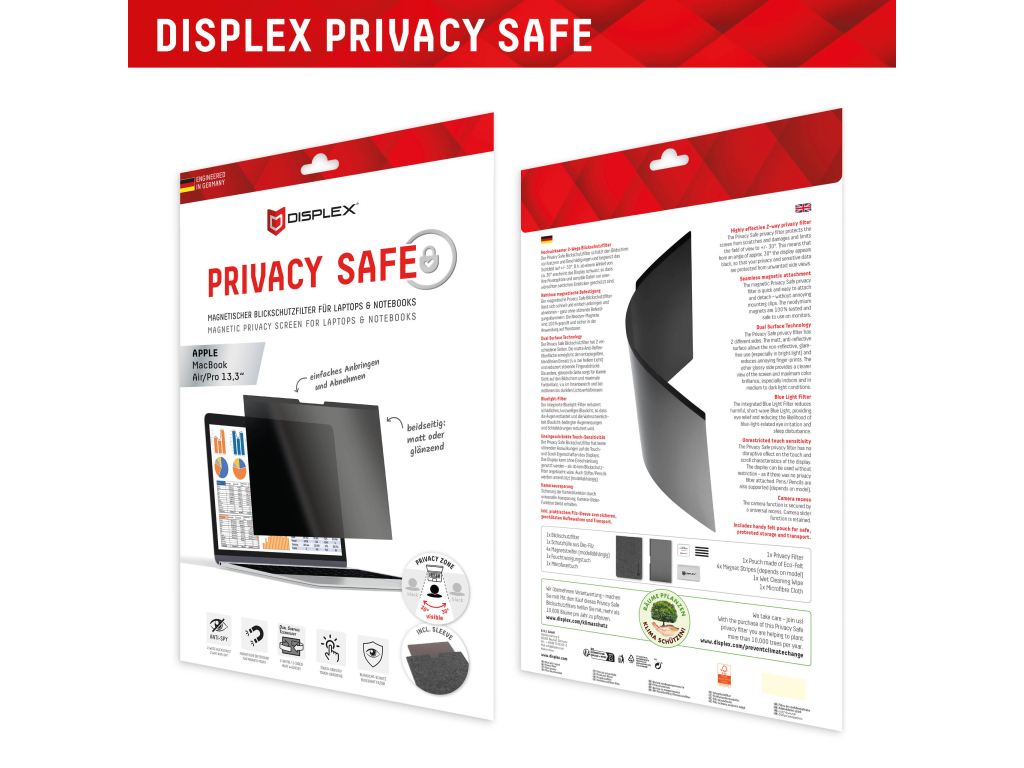 DISPLEX Privacy Safe Magnetic MacBook Air 13.3/Pro 13.3